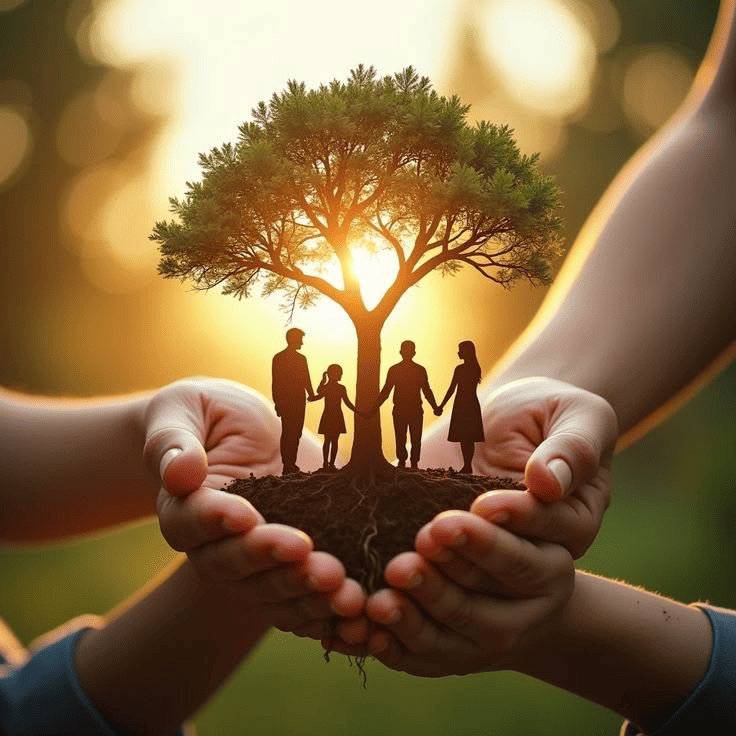 Mind, Body, and Soul Connection Illustration