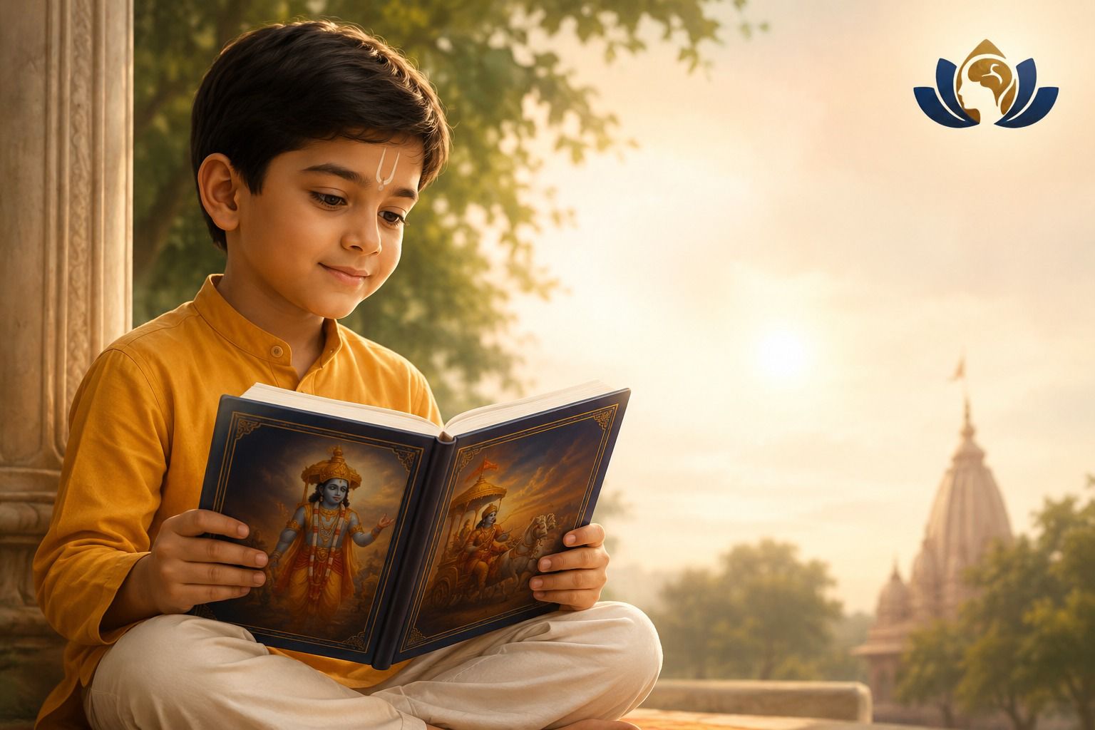Why should children read the Bhagavad Gita - Kids learning life lessons from Lord Krishna